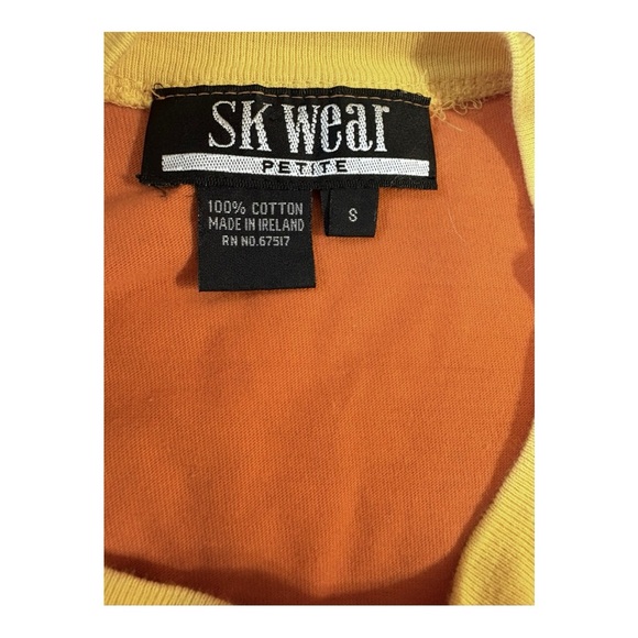 SK Wear Colorblock Pink and Orange Shirt - Picture 6 of 6